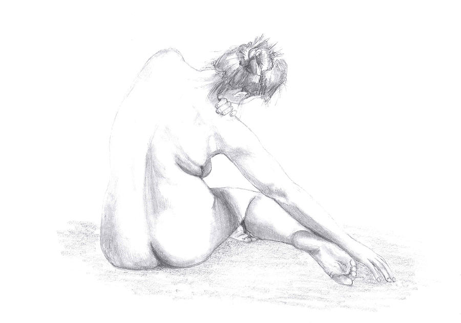 Sketch Of A Woman Photograph by 1x Studio Ii