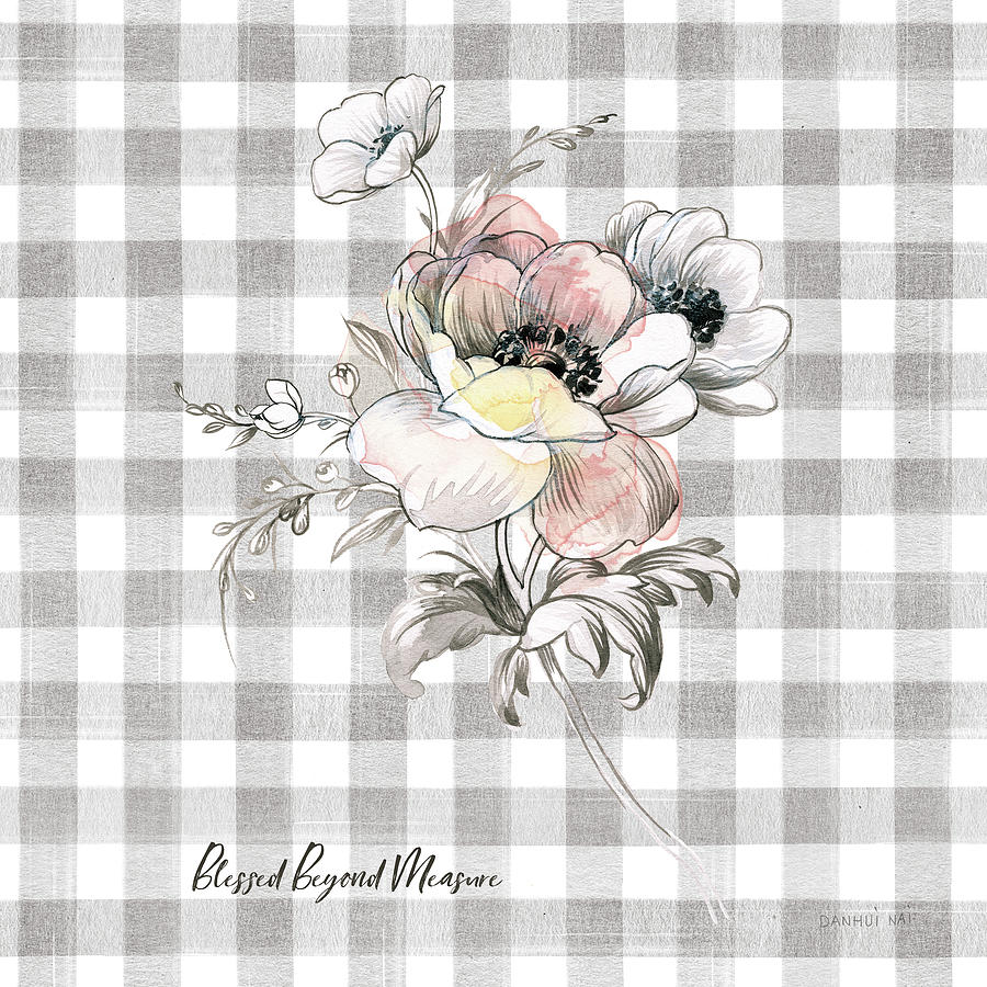 Flower Painting - Sketchbook Garden X Checker Blessed by Danhui Nai