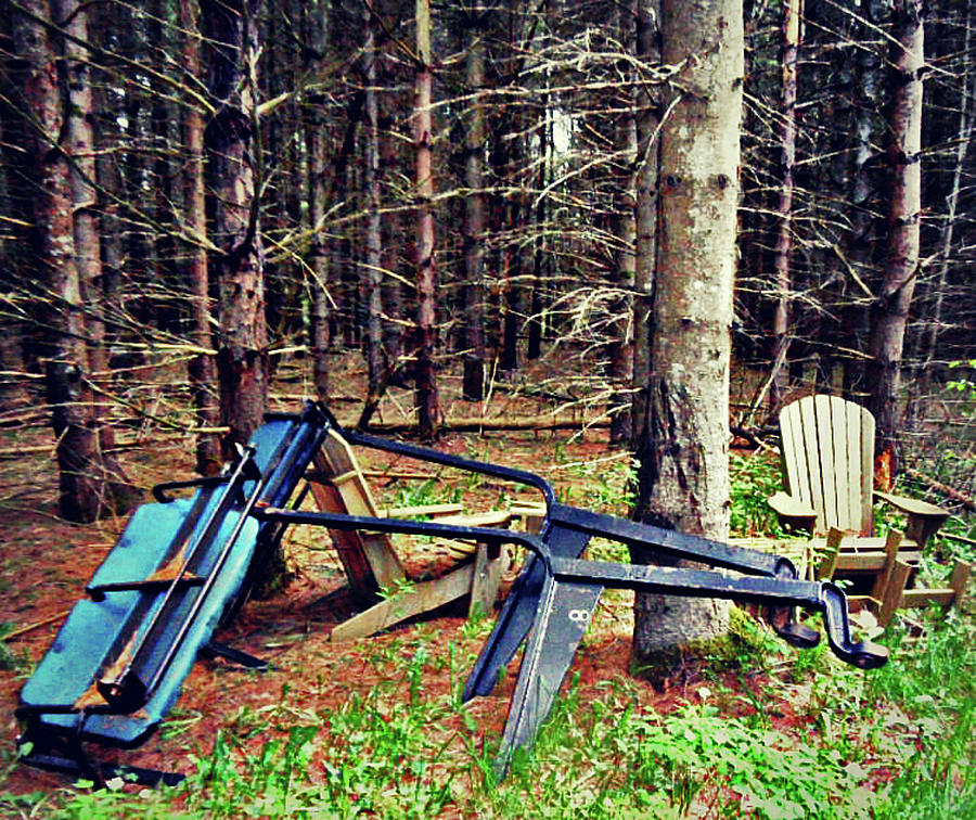 Ski Chairs and Chairs Photograph by Cyryn Fyrcyd