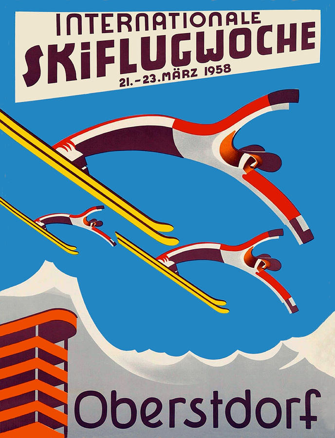 Ski Jump in Oberdorf Digital Art by Long Shot