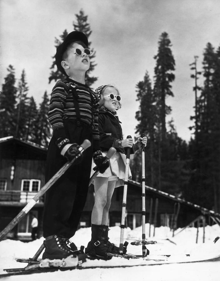 Ski Kids Photograph by American Stock Archive