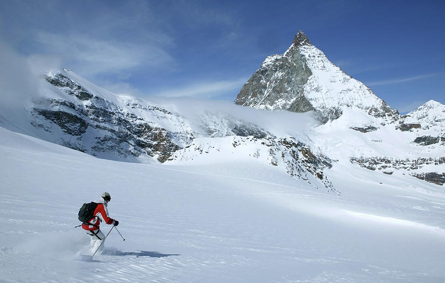 Winter Digital Art - Ski Region, Switzerland by Hp Huber