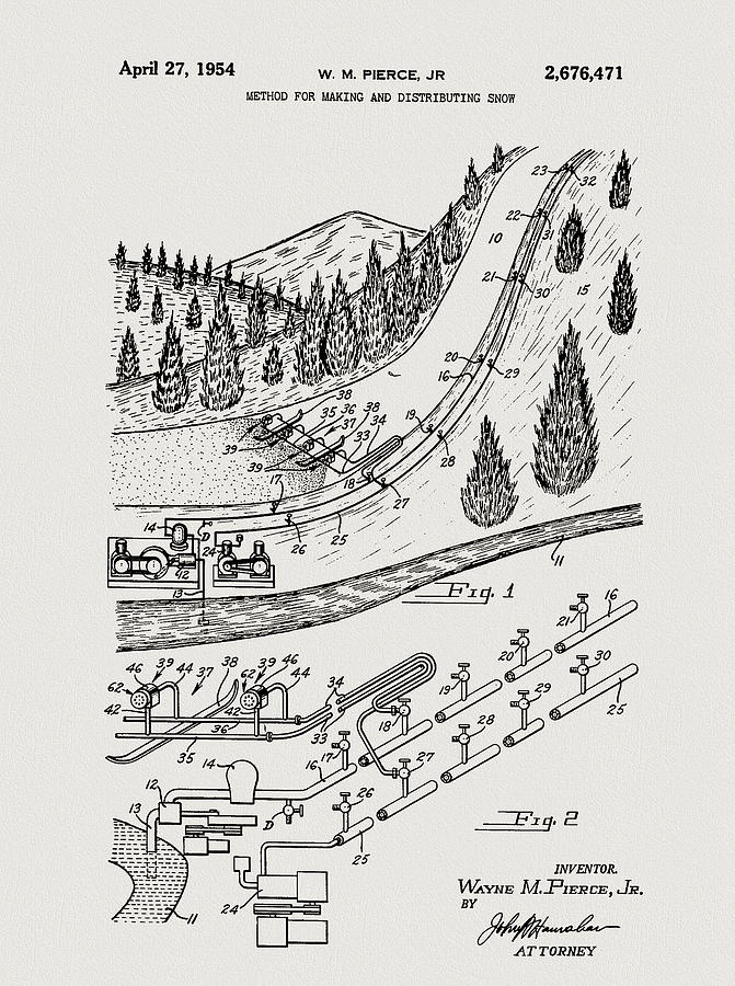 Ski Resort Snow Machine Patent by Dan Sproul Ski Resort Snow Machine Patent by Dan Sproul