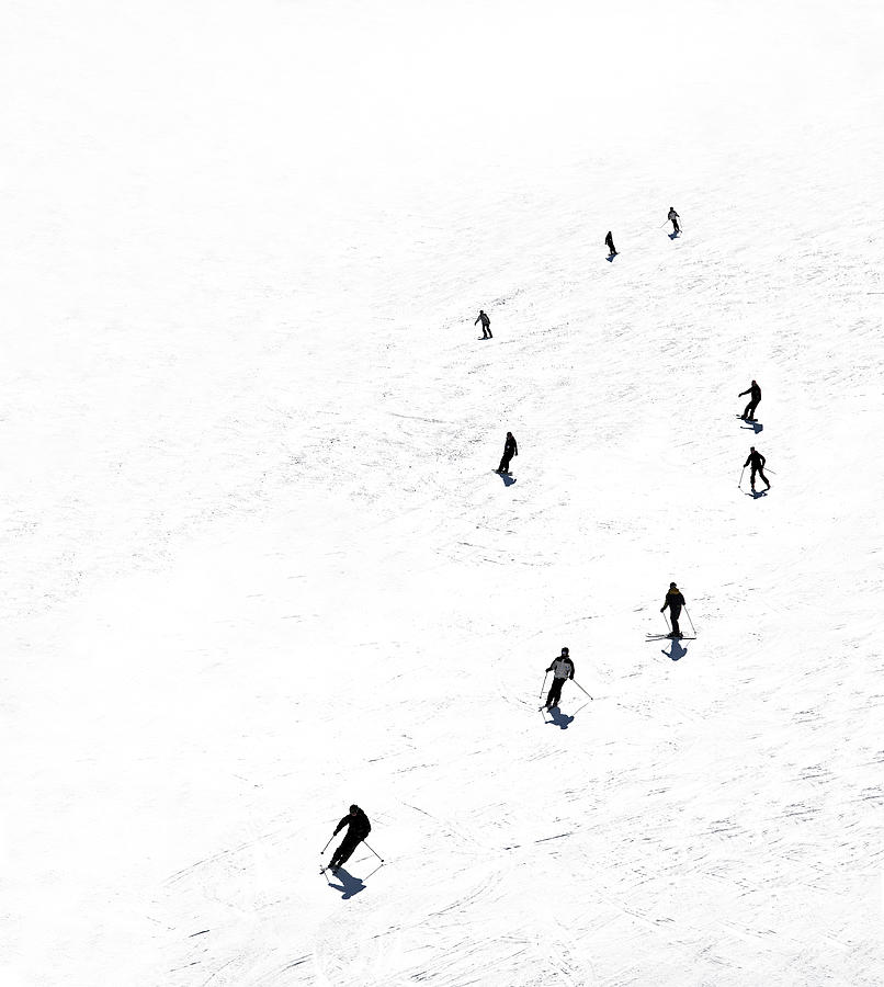 Ski Slope Photograph by Richard Newstead