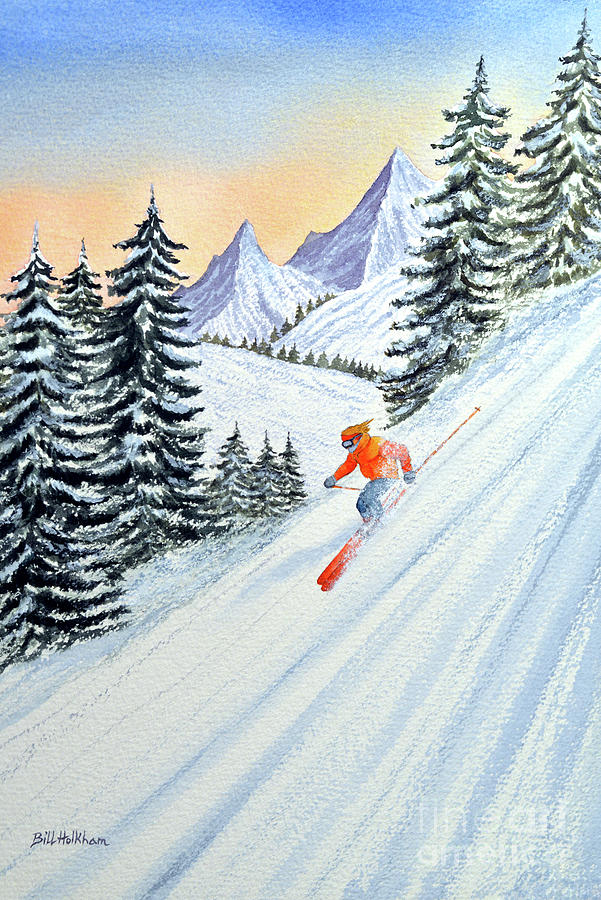 Skiing - The Clear Lady Leader Painting