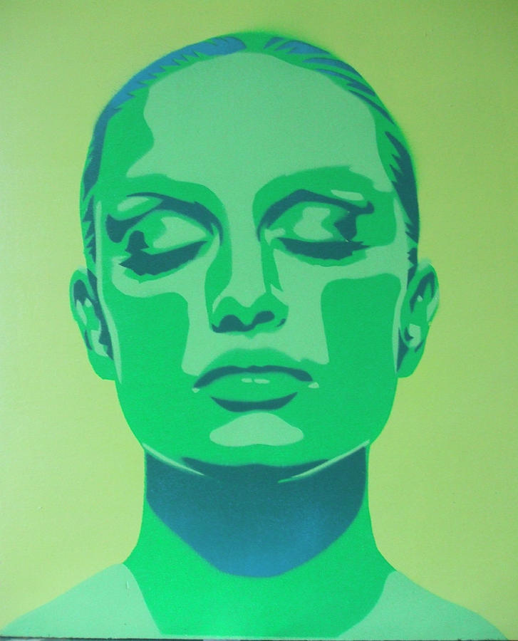 Skin Deep Green Mixed Media by Abstract Graffiti - Fine Art America