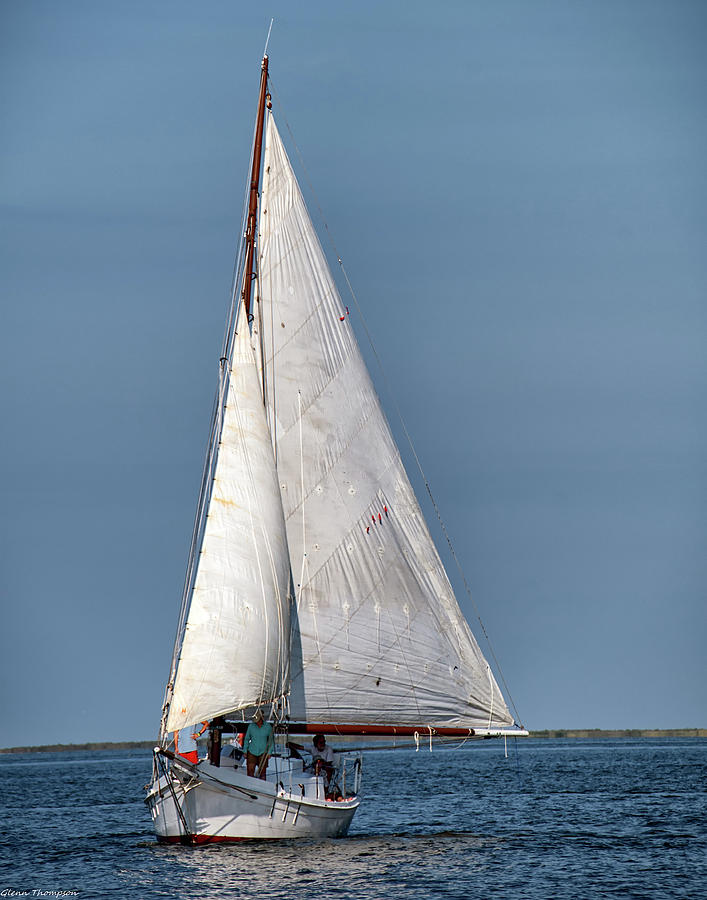 Skipjack Race Deal Island Photograph by Glenn Thompson - Pixels