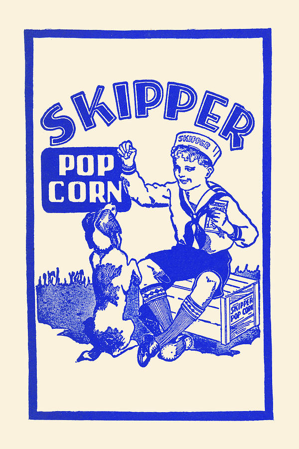 Skipper Popcorn Painting by Unknown