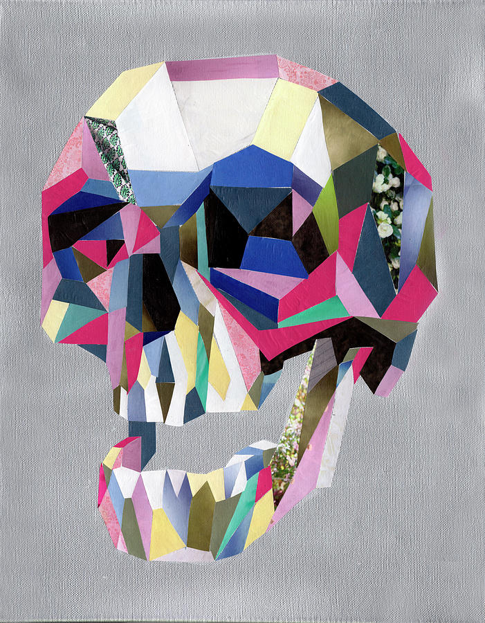 Skull Mixed Media - Skull by Artpoptart