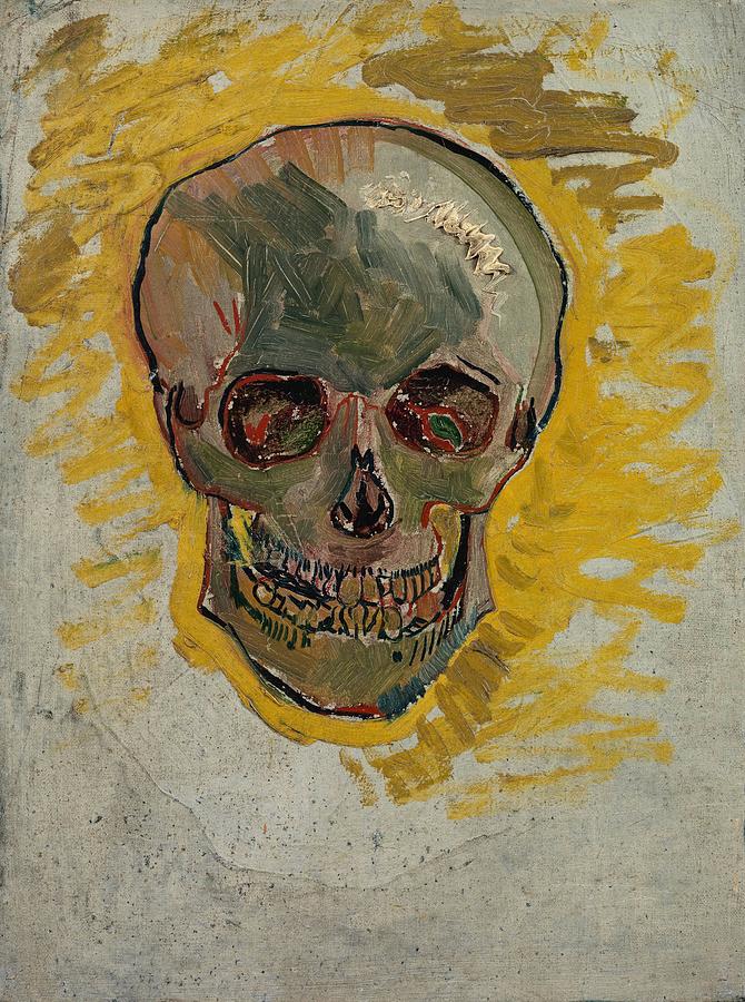Skull. Painting by Vincent van Gogh -1853-1890-