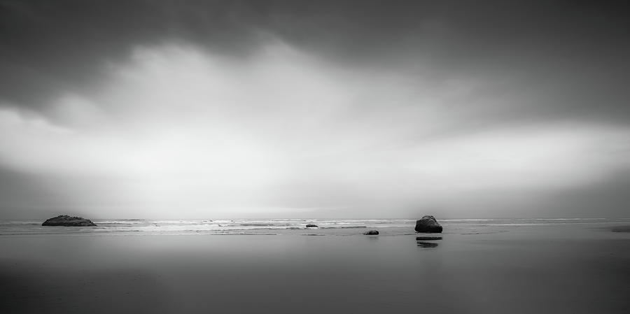 Sky Meets Beach Photograph by Don Schwartz