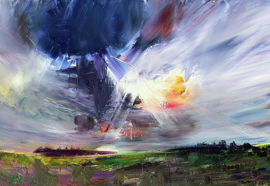 Skyburst  Painting by Julia S Powell