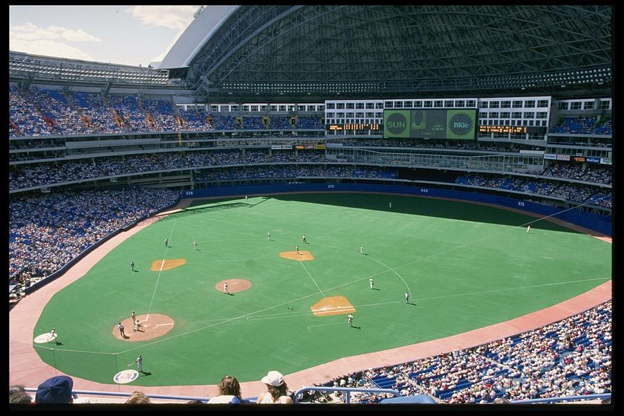 Skydome Blue Jays Photograph by Rick Stewart Skydome Blue Jays Photograph by Rick Stewart