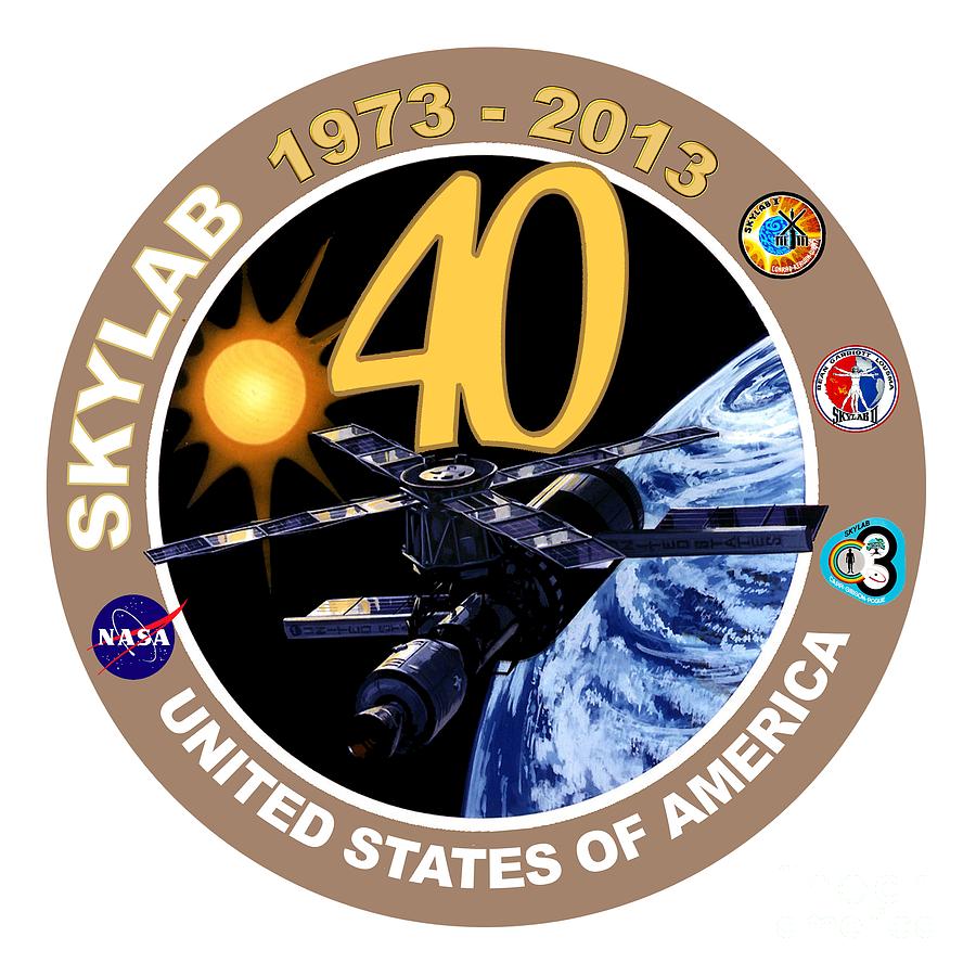 Skylab 4th Anniversary Logo Digital Art by Nikki Sandler - Pixels