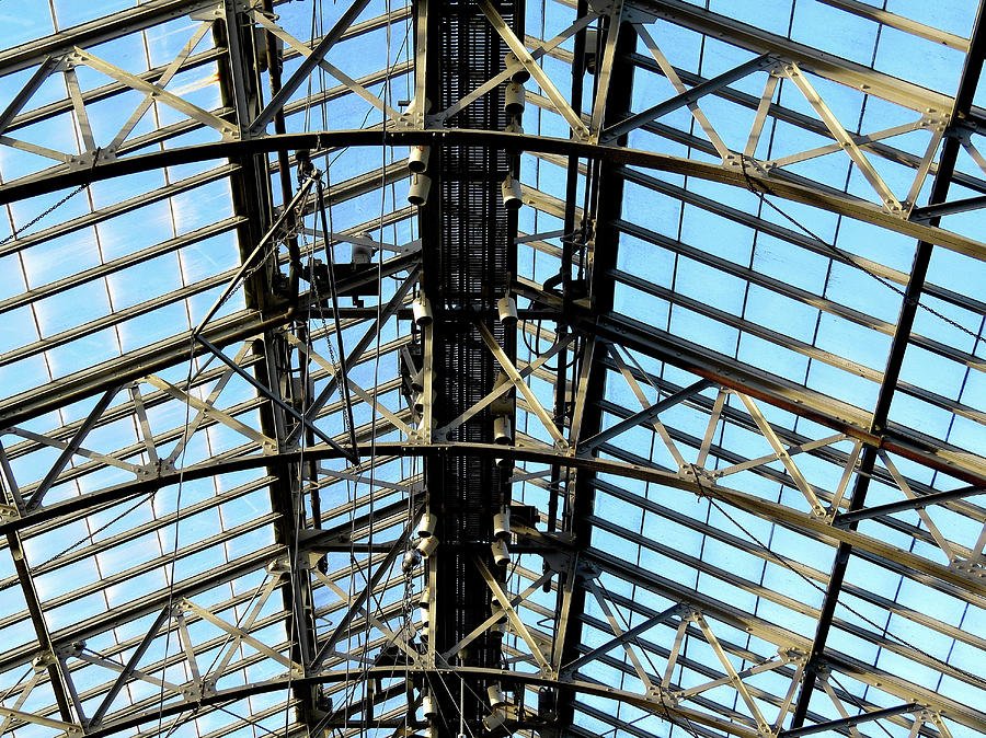 Skylight of Conservatory at Longwood Gardens Photograph by Linda Stern