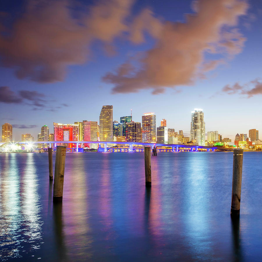 Skyline & Bridge Digital Art by Pietro Canali | Fine Art America