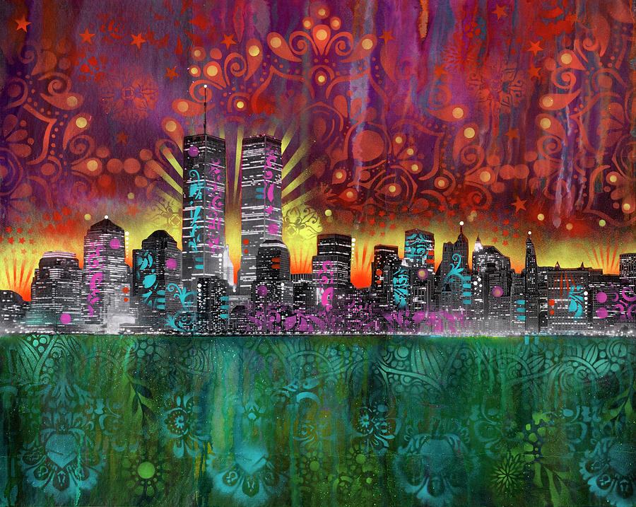New York City Mixed Media - Skyline by Dean Russo- Exclusive