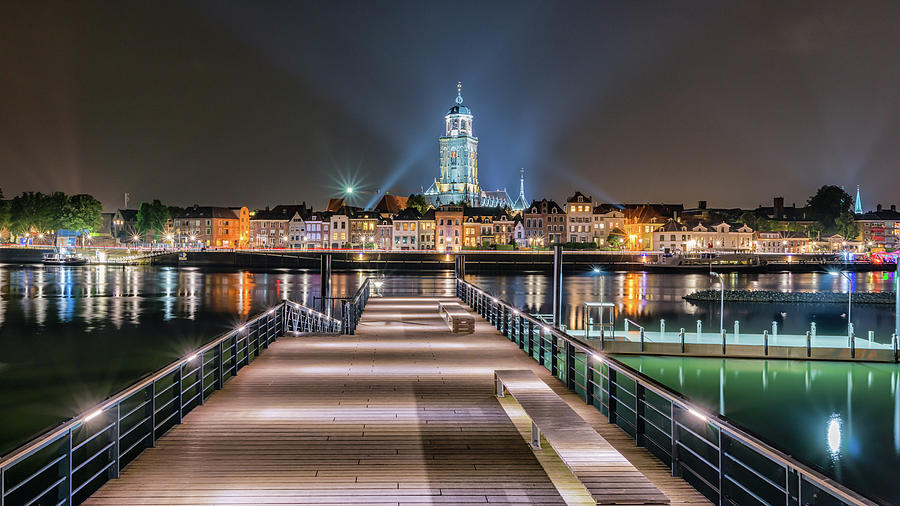 Skyline Hanseatic city of Deventer Photograph by Jenco Van Zalk