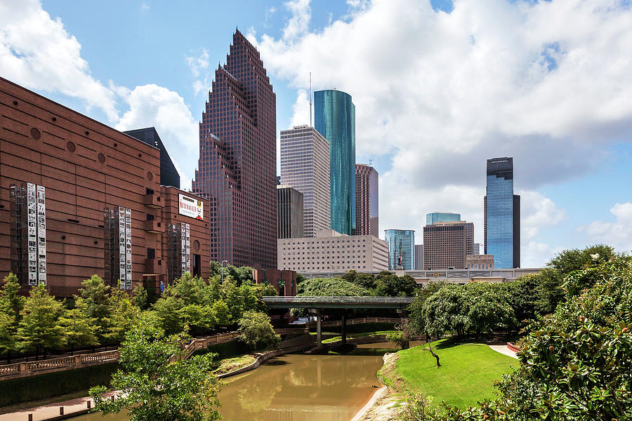 Skyline Of Houston, Texas Digital Art by Milton Photography