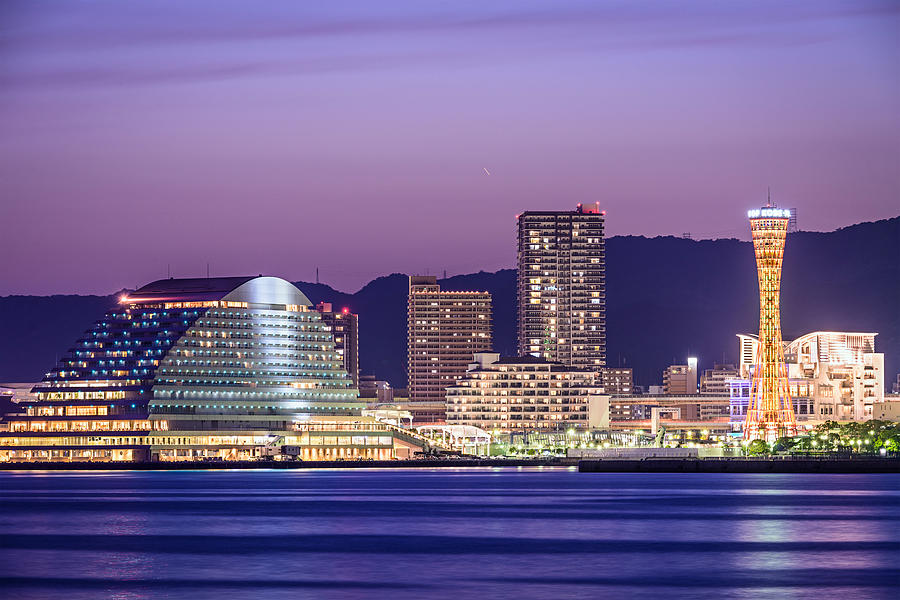 Skyline Of Kobe, Japan At Port Of Kobe Photograph by Sean Pavone - Fine ...