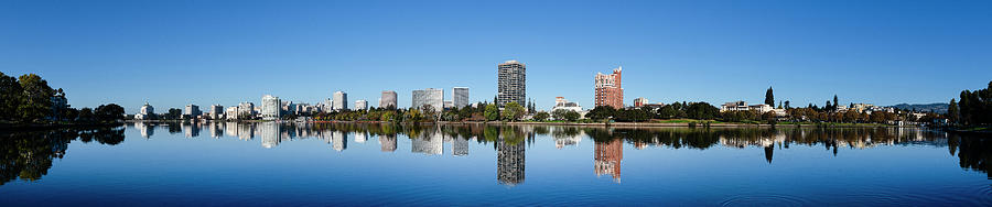 Skyline Of Oakland And Lake Merritt Photograph by Panoramic Images