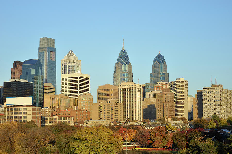 Skyline Of Philadelphia Photograph by Aimintang