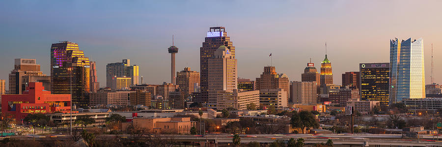 Skyline of San Antonio 13192 Photograph by Rob Greebon