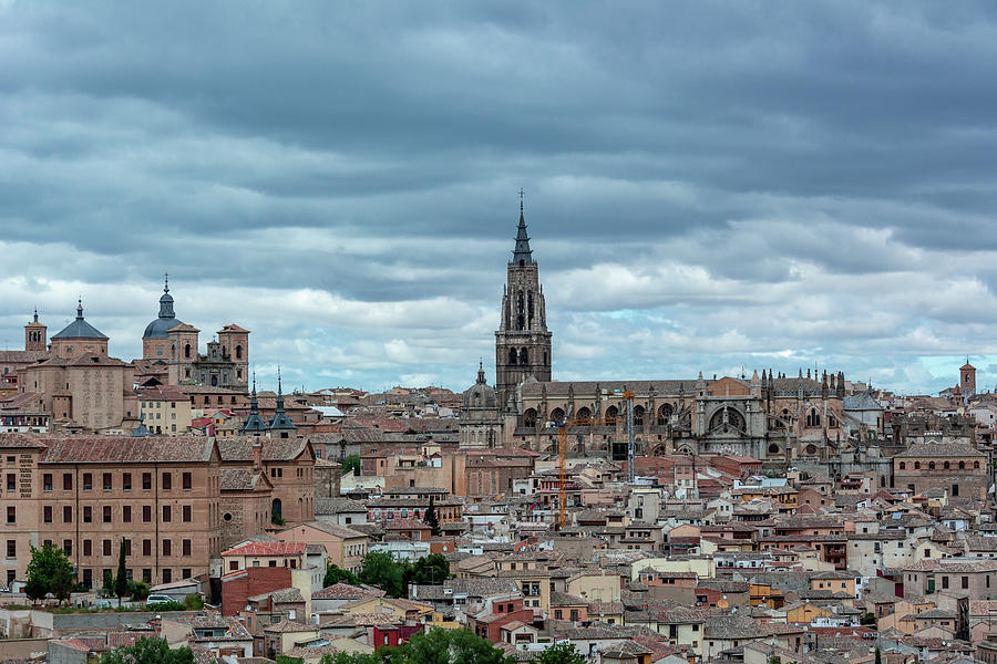 Skyline of Toledo Photograph by Douglas Wielfaert
