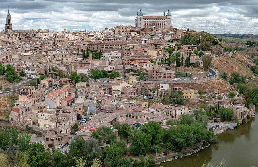 Skyline of Toledo Spain Photograph by Douglas Wielfaert