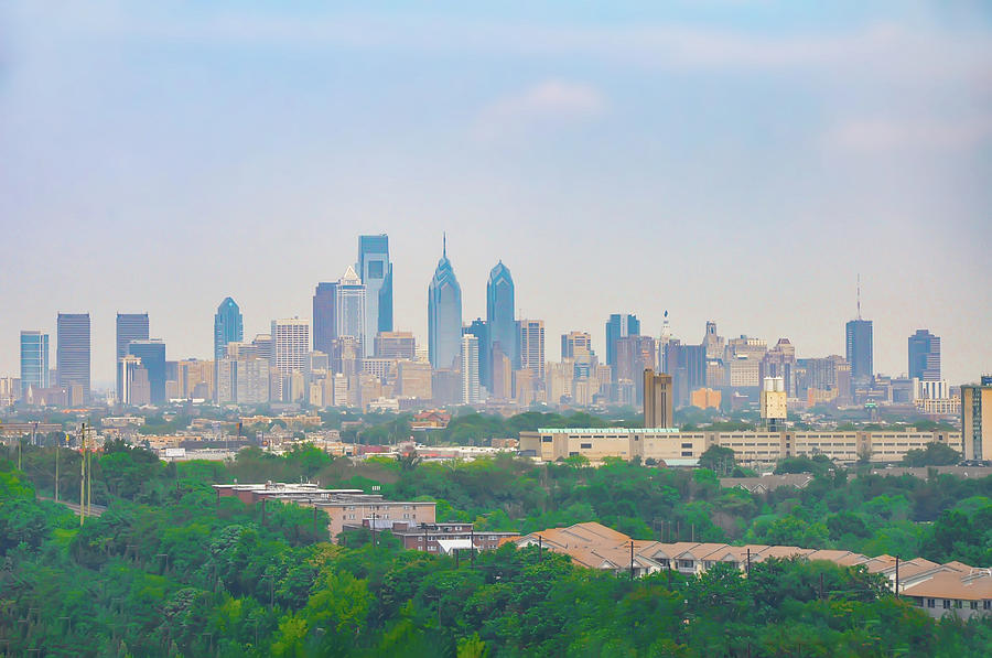 Skyline - Philadelphia Cityscape Photograph by Bill Cannon