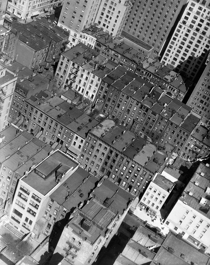 Skyline View, 52nd Street Photograph by The New York Historical Society