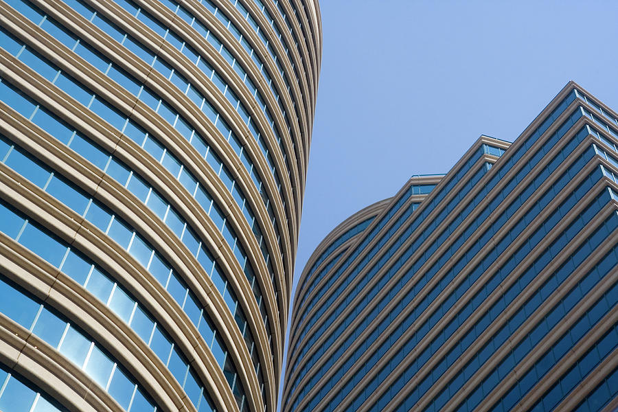 Skyscraper Building Exteriors Of Photograph by Yinyang