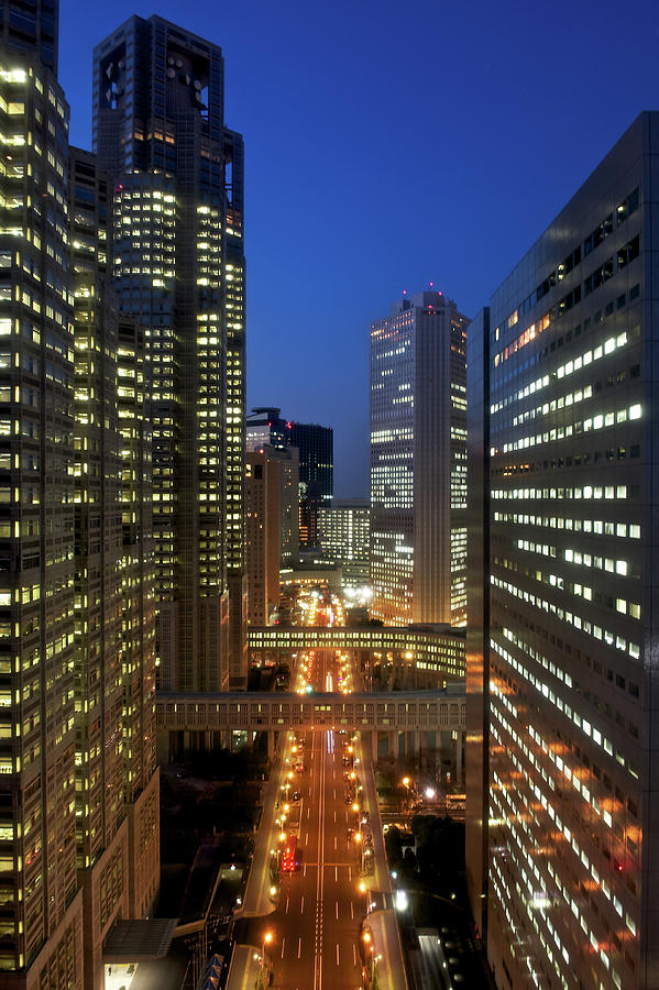 Skyscrapers Of Shinjuku, Tokyo Photograph by Vladimir Zakharov