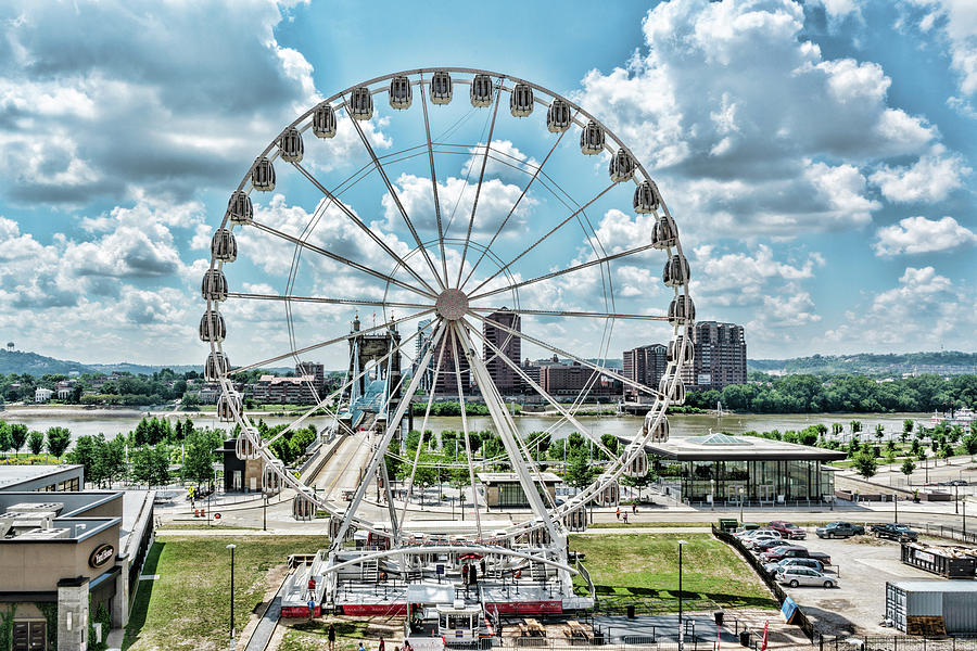 Skystar Ferris Wheel Photograph by Sharon Popek