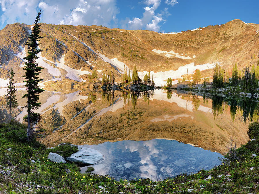 Mountain Photograph - Skytop Lake Reflections by Leland D Howard