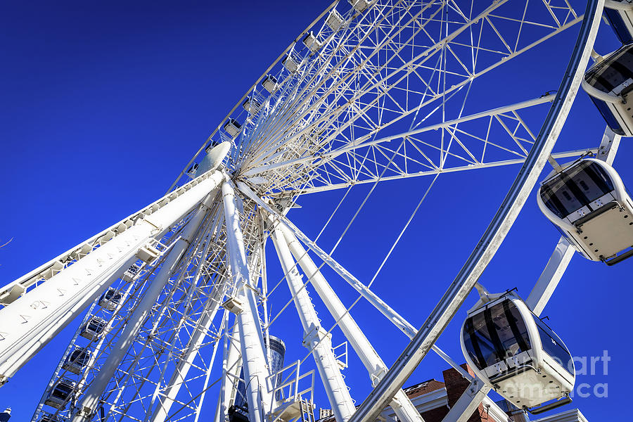 Skyview Atlanta GA Ferris Wheel 1 Photograph by Sanjeev Singhal