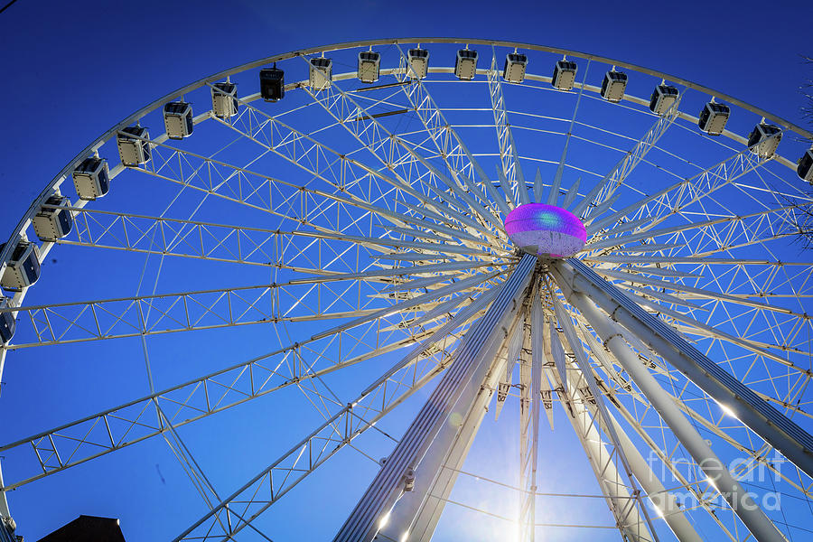 Skyview Atlanta GA Ferris Wheel 3 Photograph by Sanjeev Singhal