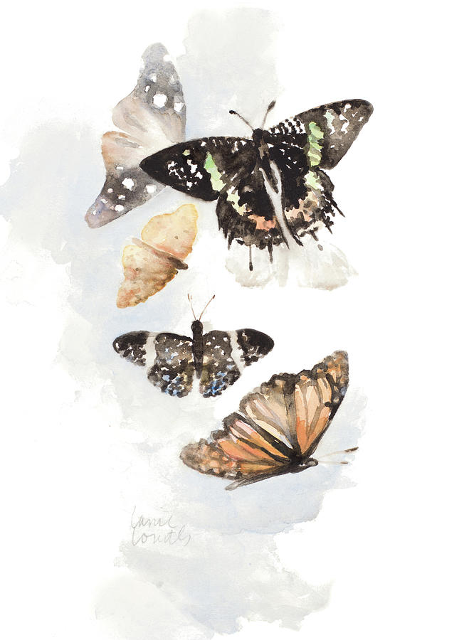 Butterfly Painting - Skyward Butterflies by Lanie Loreth