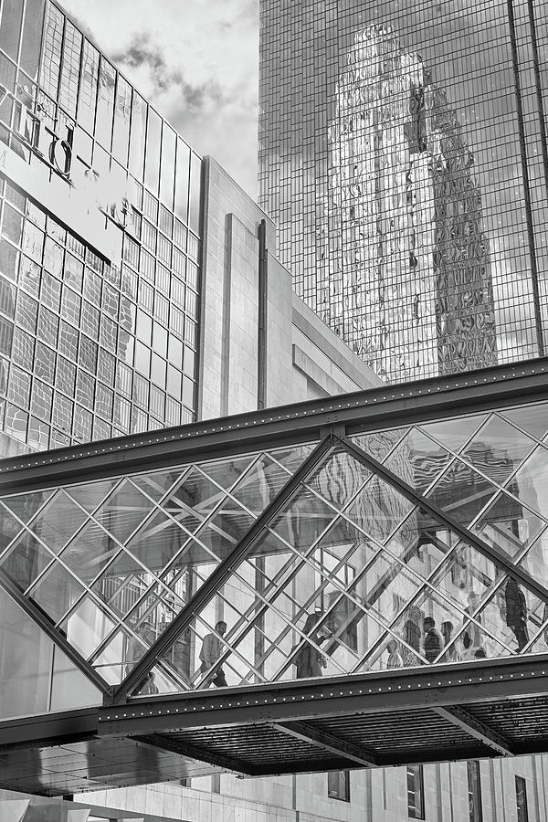 Skyway over Nicollet Mall Photograph by Jim Hughes