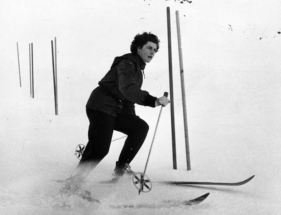 Slalom Skier Photograph by Bert Hardy