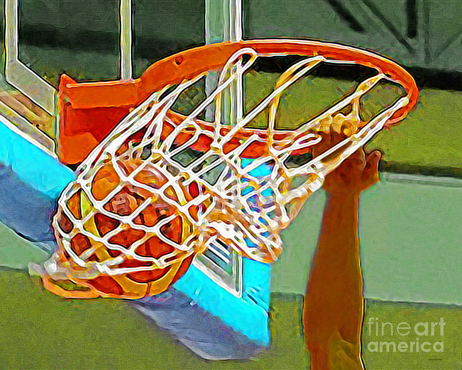Klay Thompson Photograph - Slam Dunk Basketball 20190106 by Wingsdomain Art and Photography
