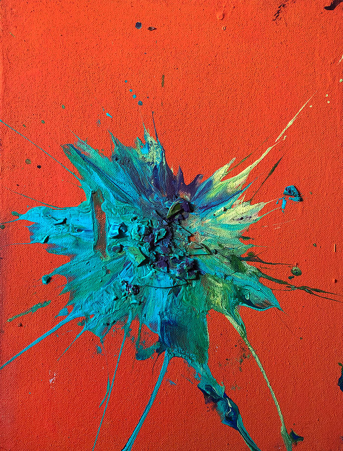 Organic Painting - Slam Painting #19 by Chris Crewe Organic Painting - Slam Painting #19 by Chris Crewe