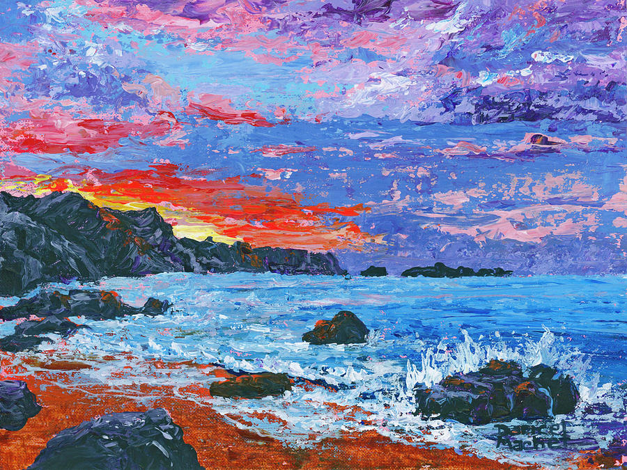 Nature Painting - Slaughterhouse Beach by Darice Machel McGuire