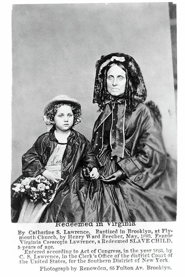 Slave Child Adopted By Brooklyn Matron Photograph by Bettmann Fine