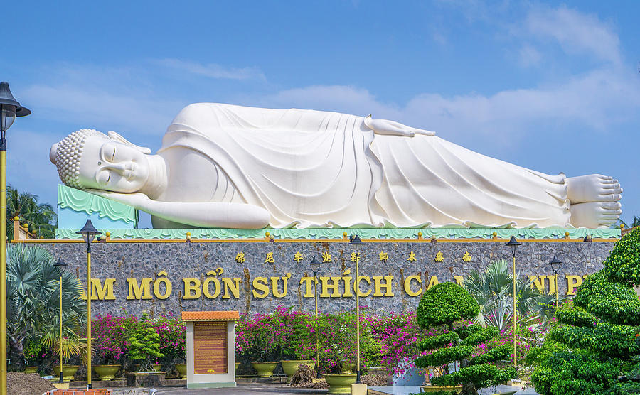 Sleeping Buddha Vinh Trang Temple by Gary Gillette Sleeping Buddha Vinh Trang Temple by Gary Gillette