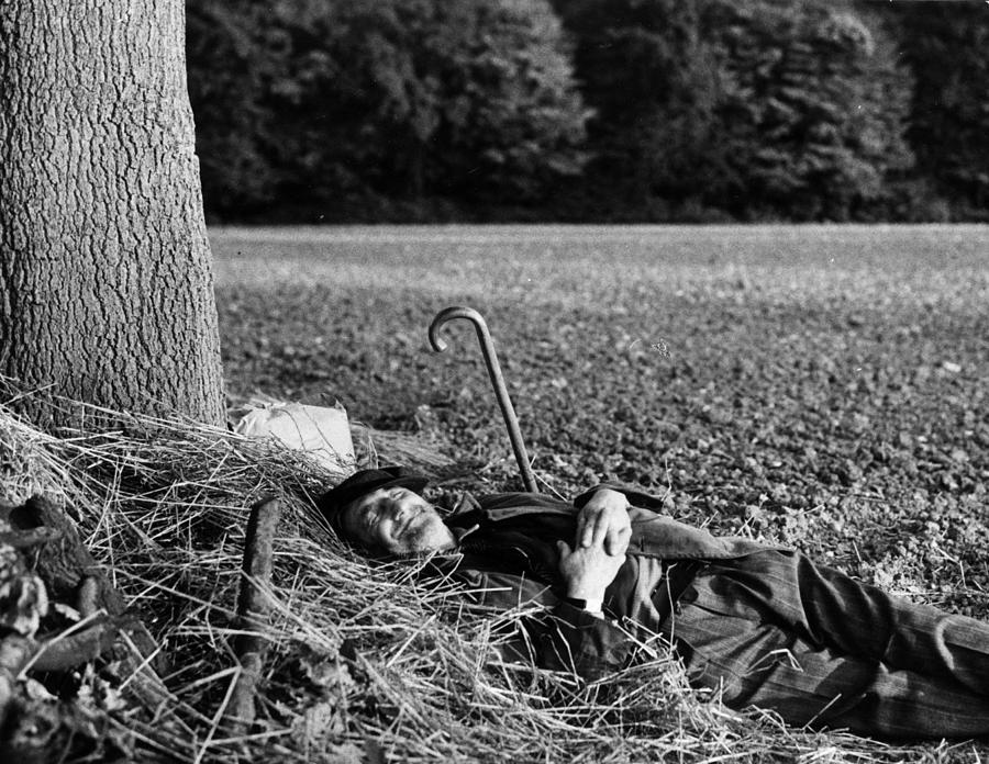 Sleeping Rough Photograph by Erich Auerbach