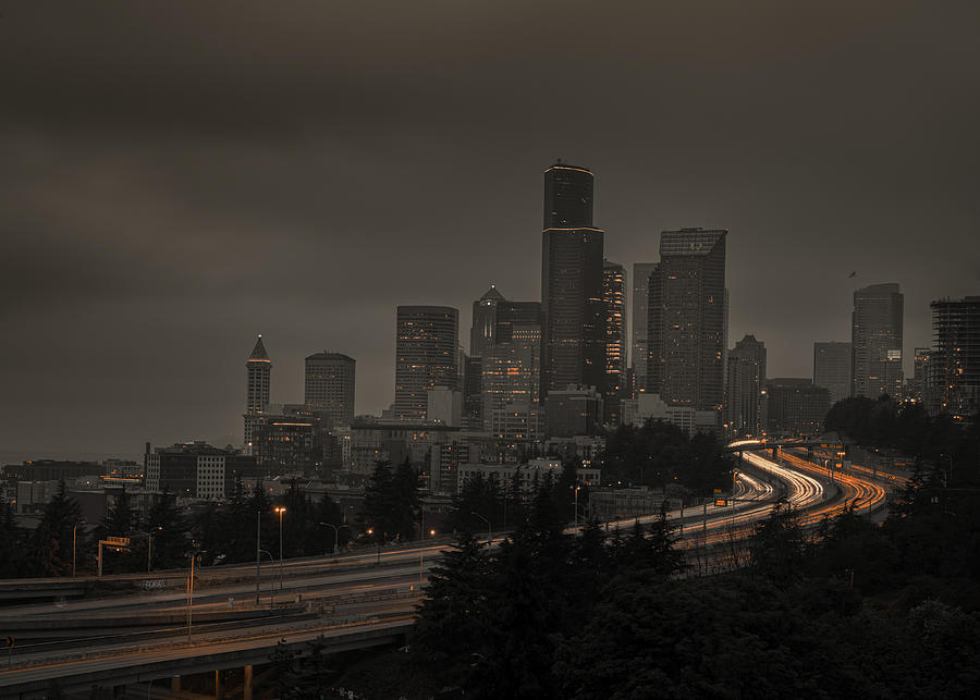 Seattle Photograph - Sleepless In Seattle by Sherry Ma