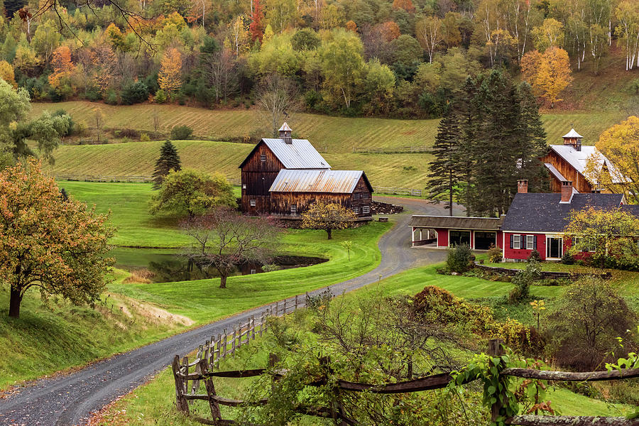 Sleepy Hollow Farm Woodstock Vermont Fall 2018 Photograph by Terry DeLuco