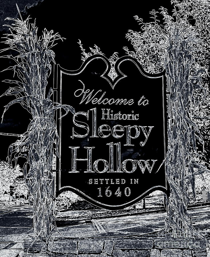 Sleepy Hollow Sign Photograph by Tru Waters