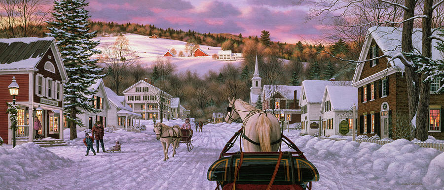 Sleigh Bells Too Painting by William Breedon